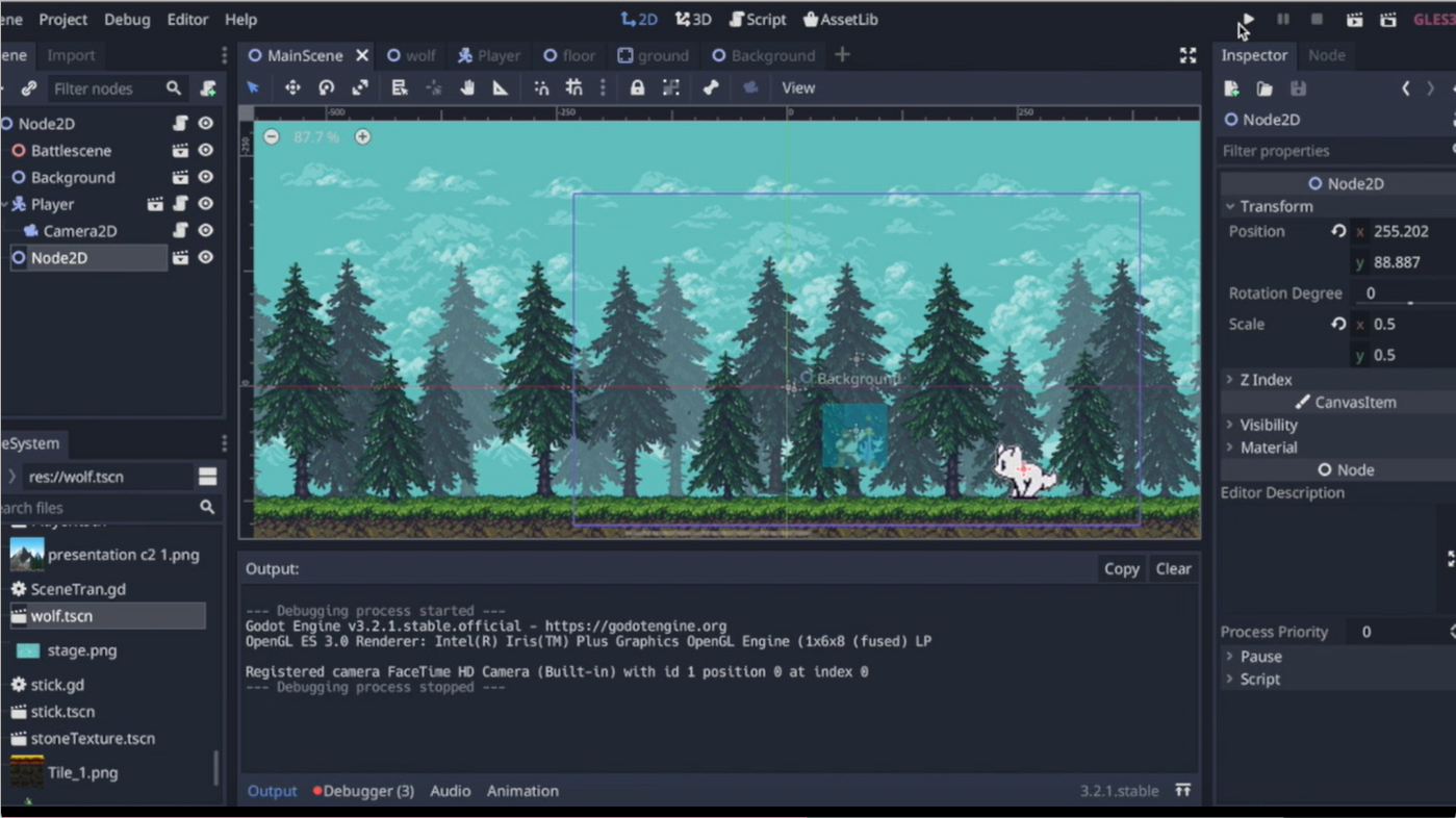 2D Pixel Plateformer preview